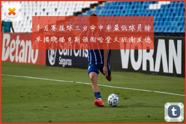 季后赛接球三分命中率最低球员榜单揭晓福克斯领衔哈登文班谢泼德紧随其后
